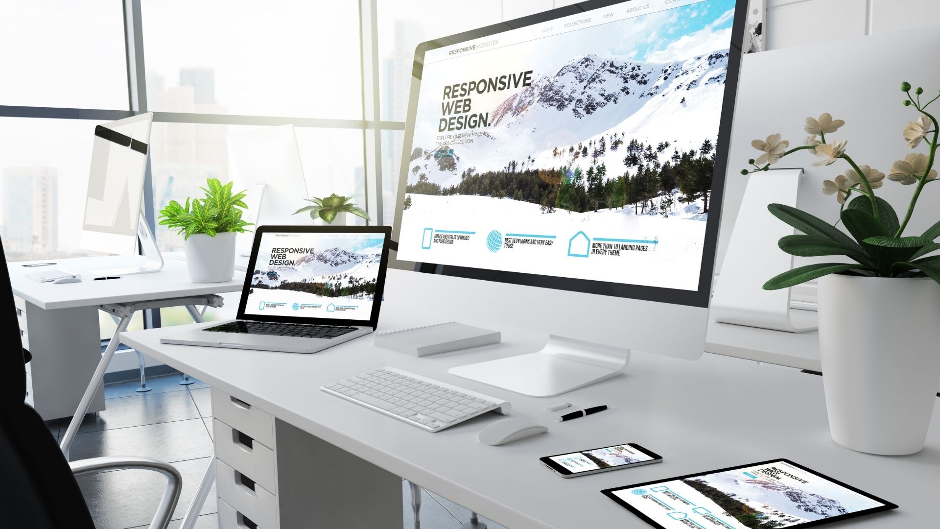 photo of laptop with webpage